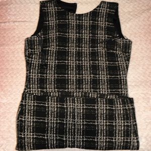 Calvin Klein womens dress mid length black and white great condition!